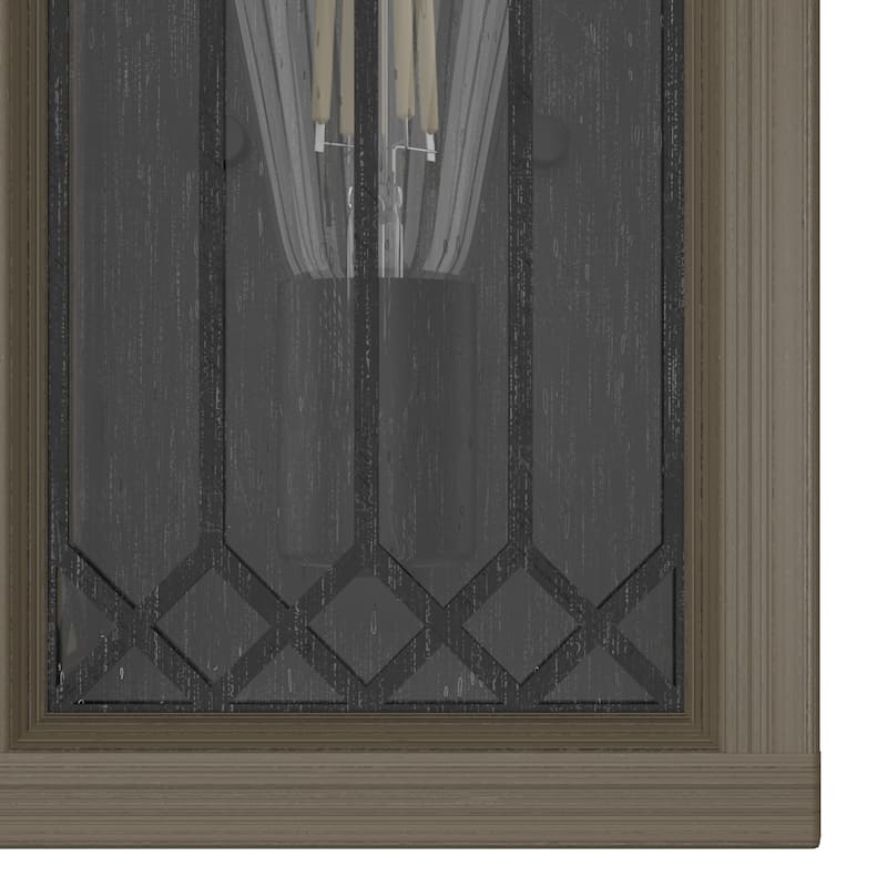 Hunter Chevron 1-Light Wall Sconce - Hallway, Bedroom, Bath - Farmhouse, Transitional, Rustic
