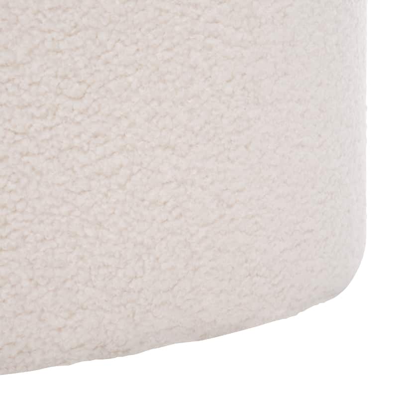 SAFAVIEH Milena Heart-Shaped Ottoman (Fully Assembled)