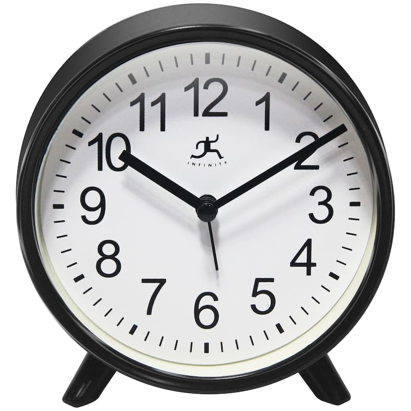 Tabletop Alarm Clock - 5.75 in. - Black