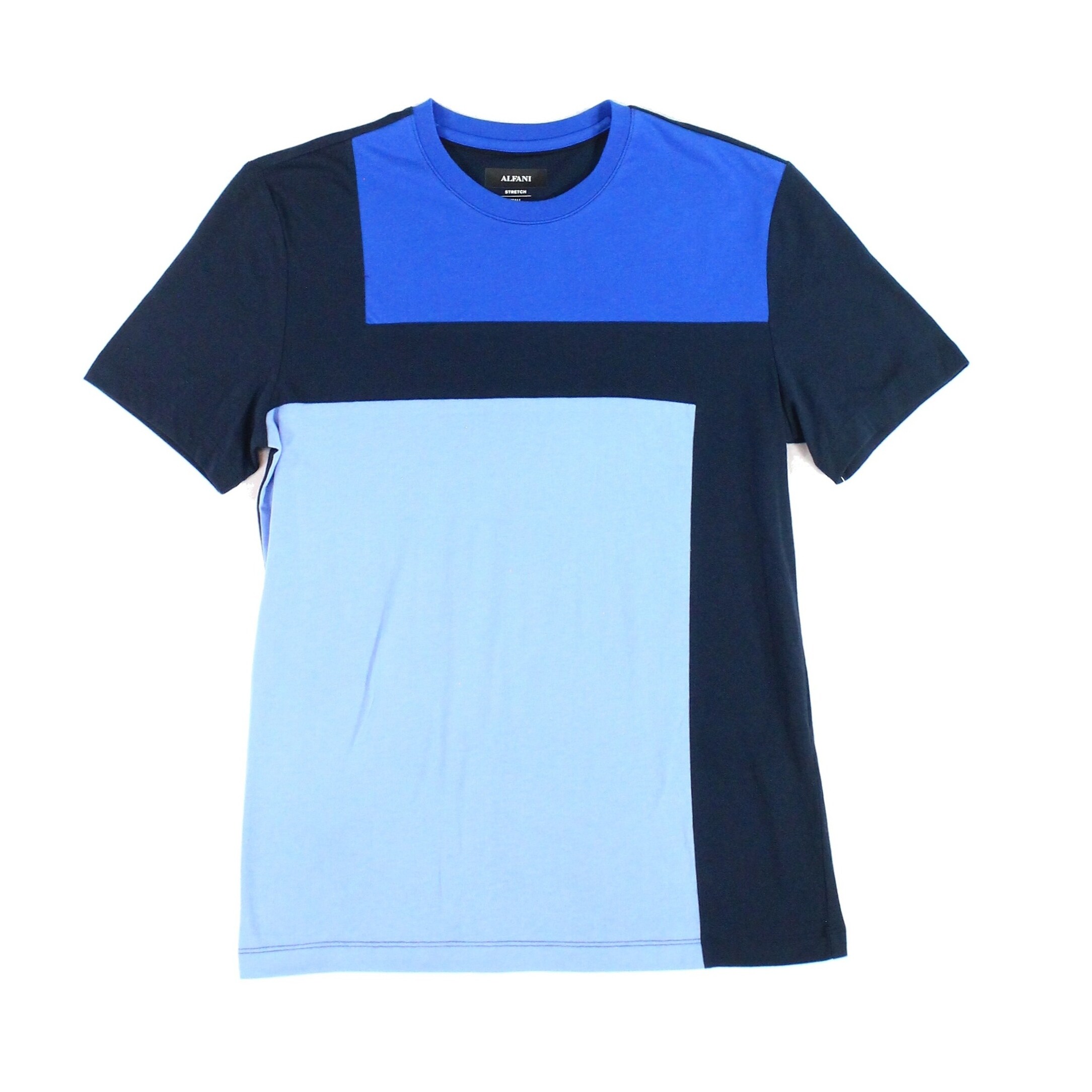 alfani stretch crew neck t shirt