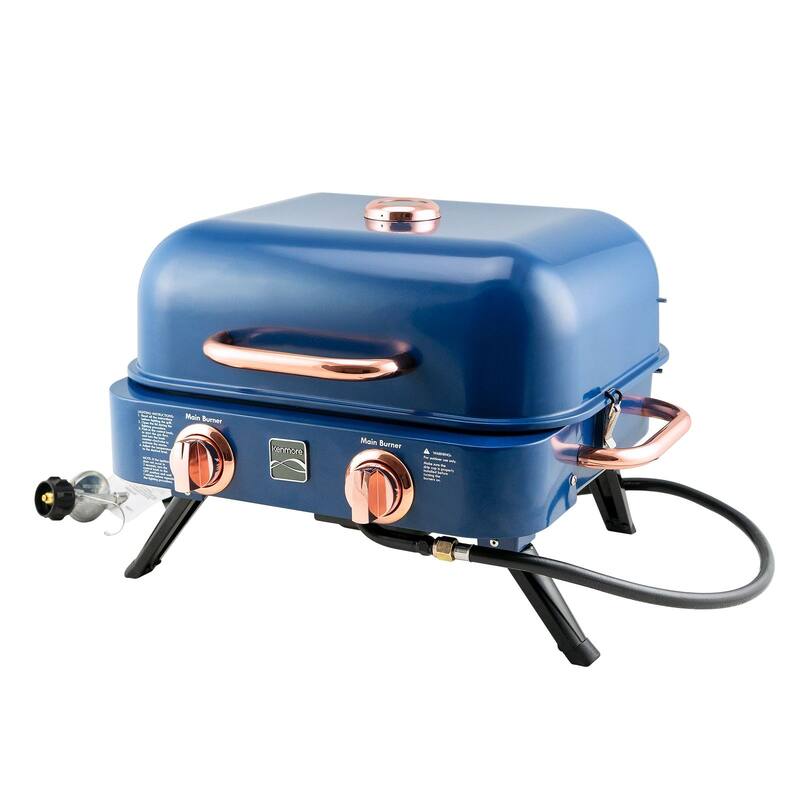 Kenmore 2-Burner Retro Portable Gas Grill