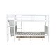 preview thumbnail 22 of 20, Twin Over Full Kids Bunk Bed with 2 Underbed Drawers and Slide, Rubberwood Bunk Bedsframe with Ladder for Bedroom Boys Girls
