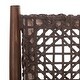 preview thumbnail 15 of 63, SAFAVIEH Bandelier Open Leather Weave Squared Accent Chair. - 26" W x 32" D x 31" H