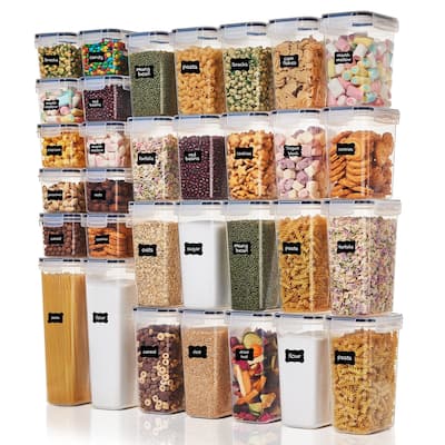 Sealed food storage containers