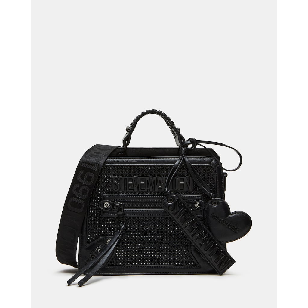 Steve Madden Rhinestone Satchel with Charms
