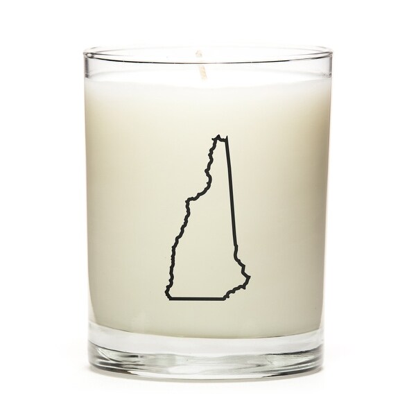 Custom Gift - Map Outline of New-Hampshire U.S State, Fine Bourbon