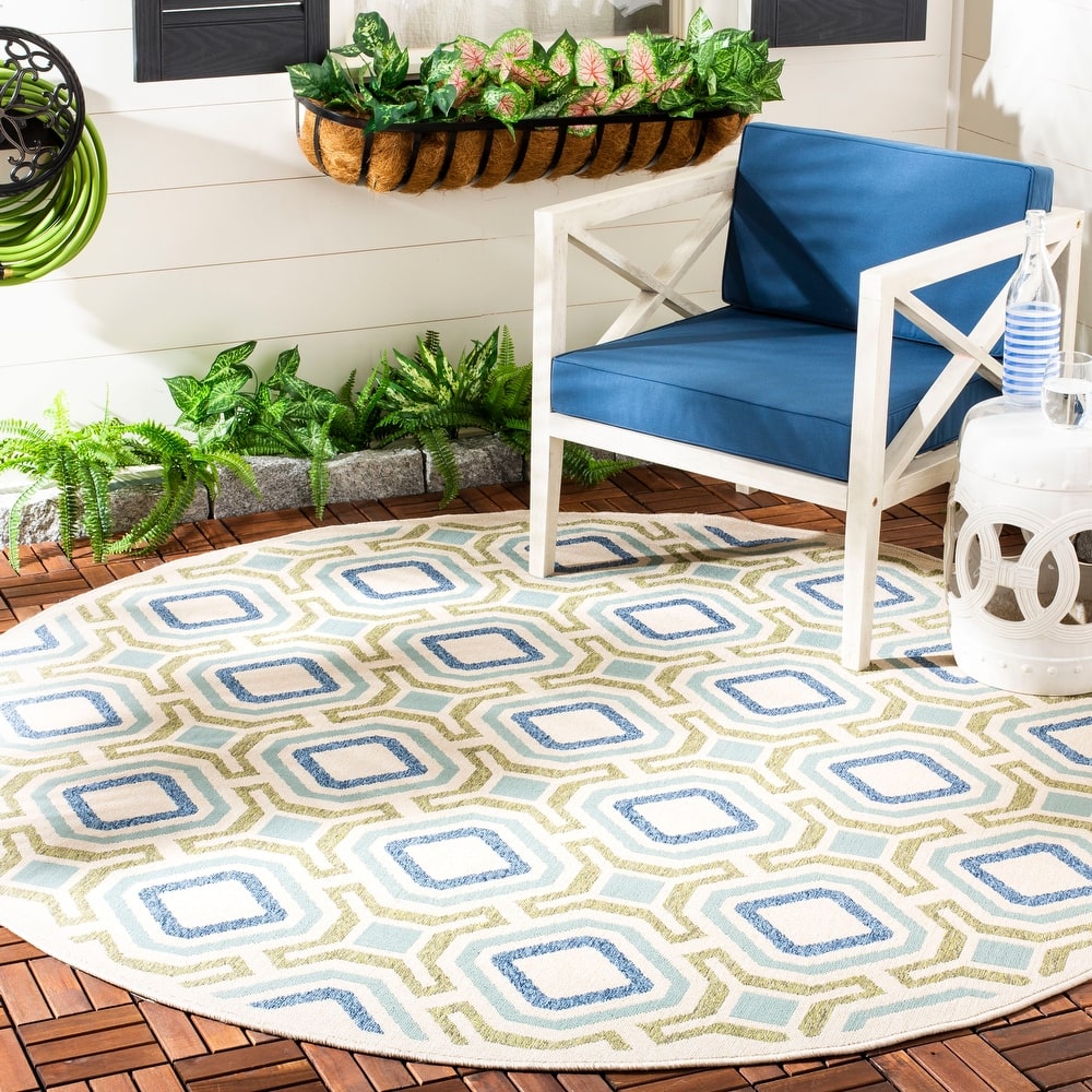 SAFAVIEH Veranda Marjetka Indoor/ Outdoor Waterproof Patio Backyard Rug
