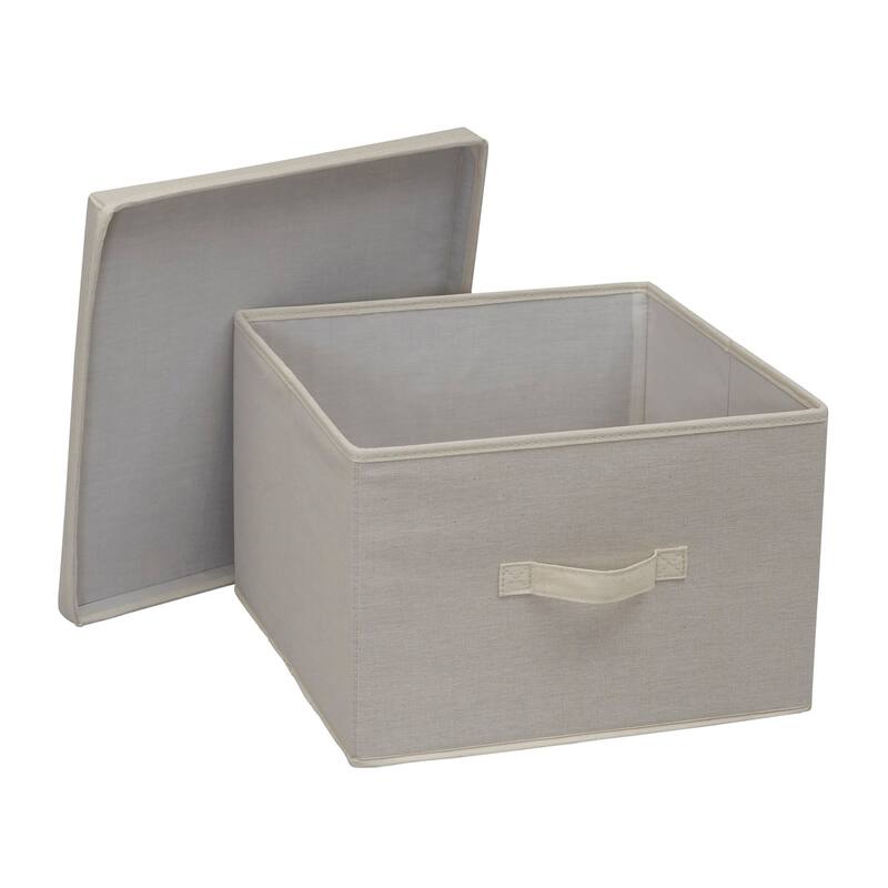 Household Essentials Storage Box With Lid With Sturdy Sides