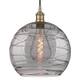 Option Antique Brass / Light Smoke Deco Swirl