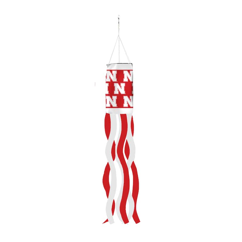 40" NCAA Team Sublimated Fabric Windsock - Nebraska