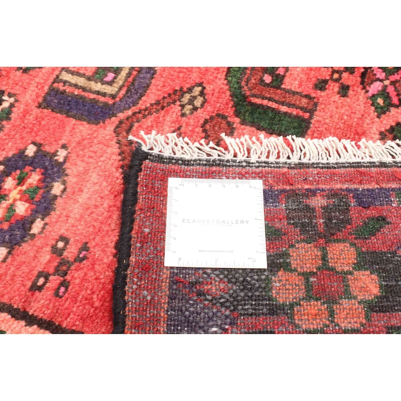ECARPETGALLERY Hand-knotted Andelz Red Wool Rug - 4'4 x 6'11