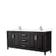 Option Dark Espresso, Chrome Trim, White Cult. Marble Top