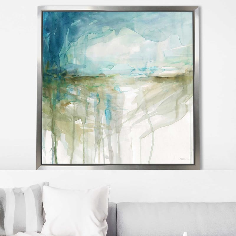 "Spring Glacier" by Carol Robinson Print on Floating Canvas