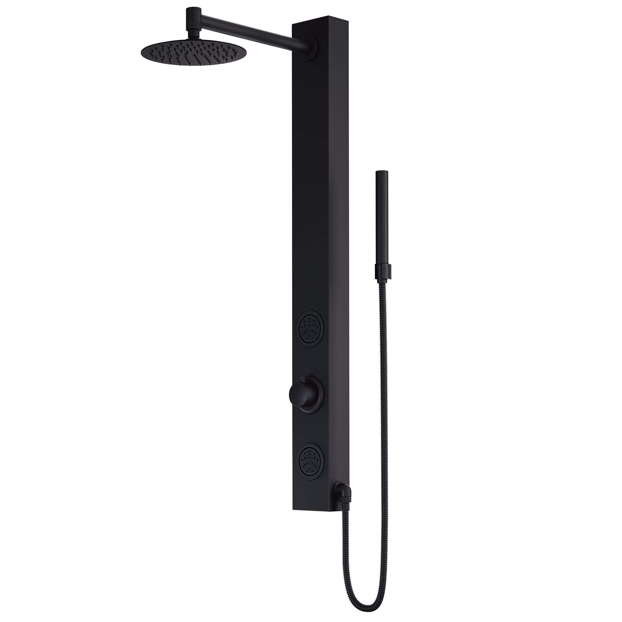 VIGO Gardenia 39" H x 4" W 2-Jet Shower Panel with Round Shower Head