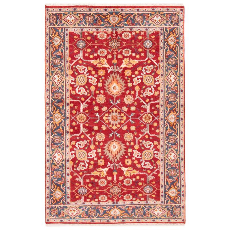 ECARPETGALLERY Hand-knotted Serapi Heritage Red Wool Rug - 5'9 x 9'3
