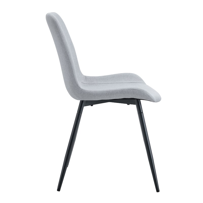 Comfortable Linen-Cotton Dining Chair Set - Four Pieces