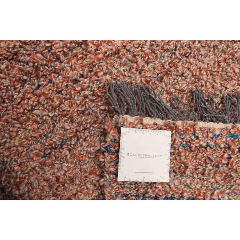 ECARPETGALLERY Braid weave Sienna Copper Wool Rug - 5'3 x 7'5