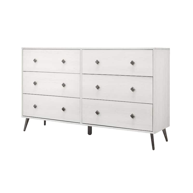 Clayfell Lattice 6 Drawer Dresser