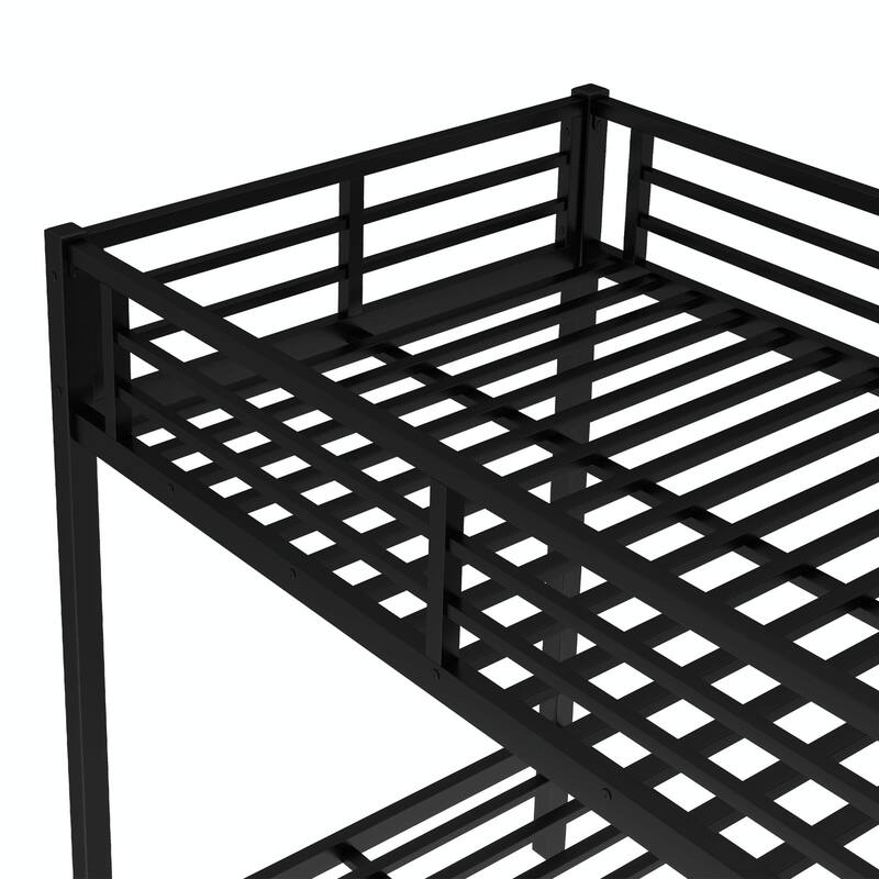 Metal Bunk Bed with Twin Size Trundle