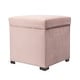preview thumbnail 26 of 27, Tami Upholstered Living Room Storage Cube Rose