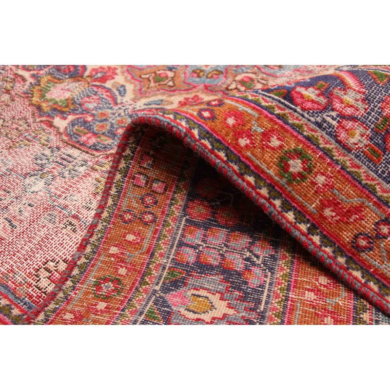 ECARPETGALLERY Hand-knotted Antalya Vintage Red Wool Rug - 5'9 x 9'0