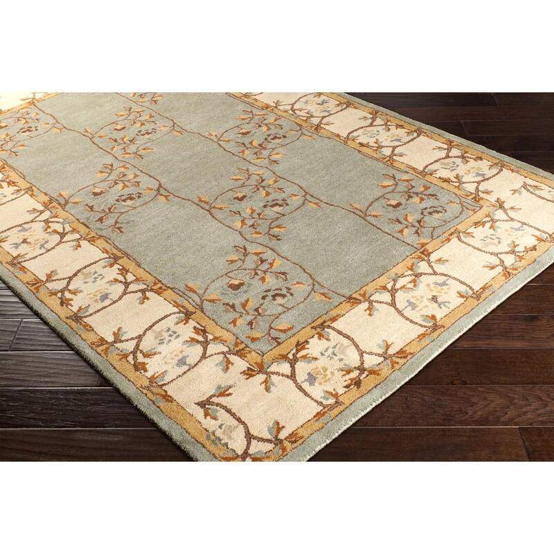 Livabliss Transitional Caesar Border Area Rug