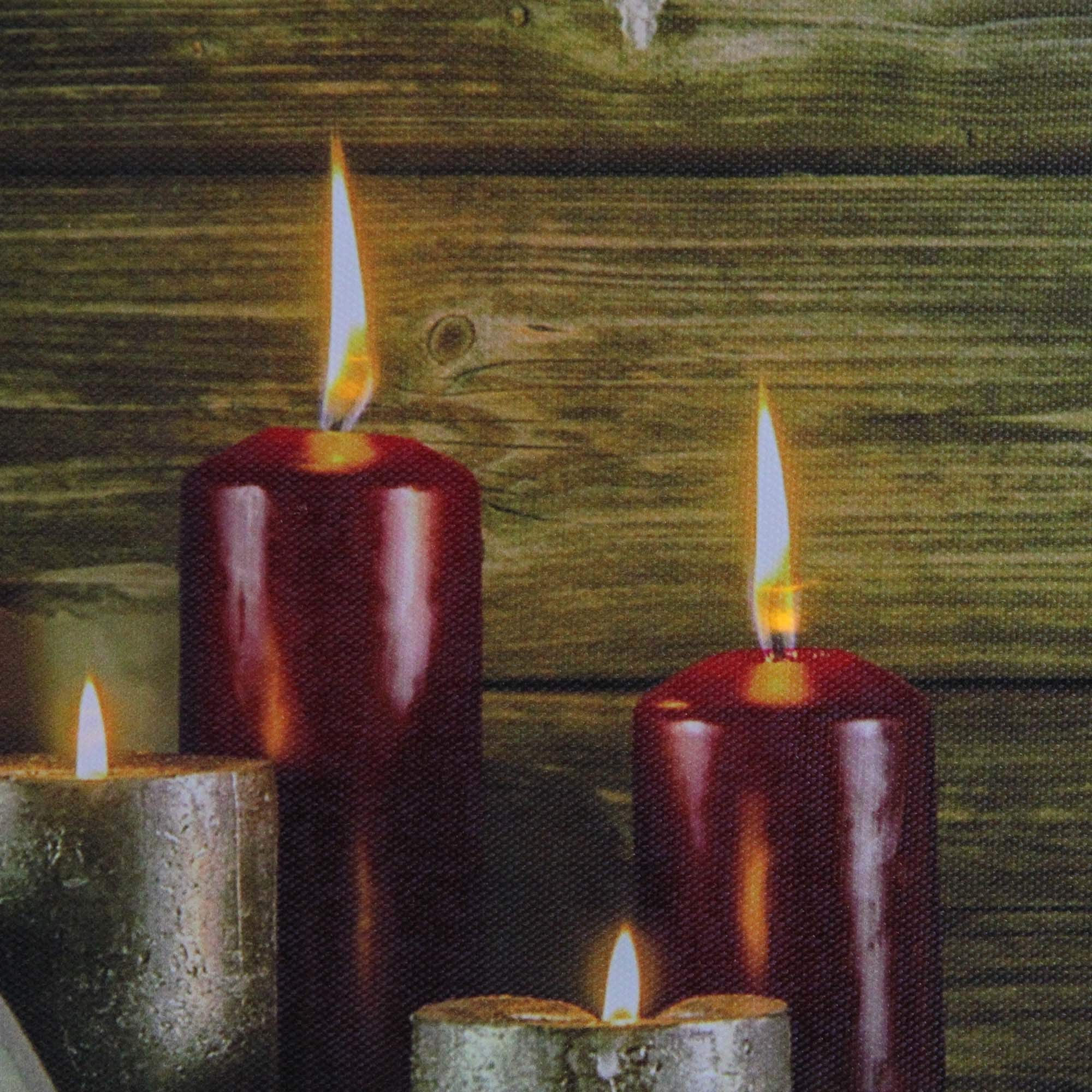 Shop Black Friday Deals On Large Led Lighted Candles Ice Skates And Sleigh Christmas Canvas Wall Art 23 5 X 15 5 Overstock 18287245