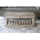 preview thumbnail 4 of 4, Handmade Slatted Bottom Reclaimed Wood Coffee Table