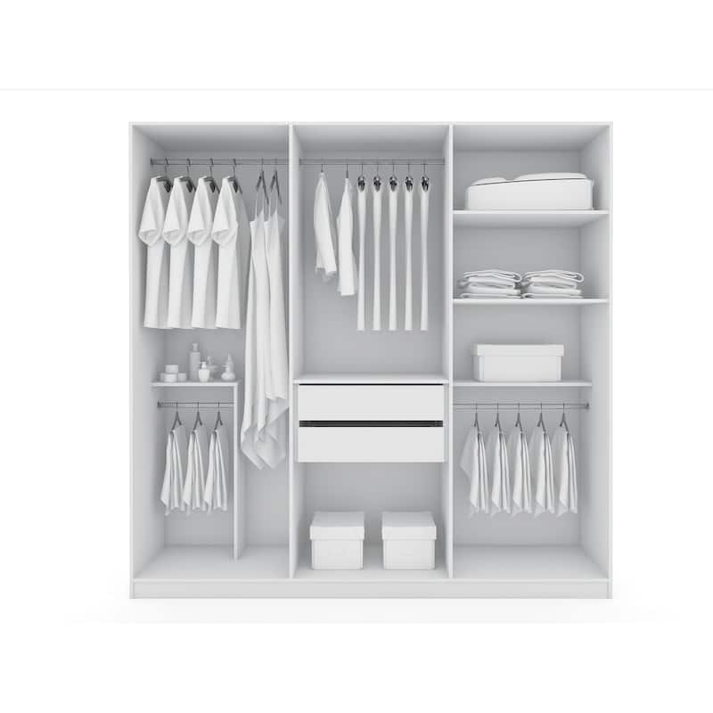 Gramercy Modern Freestanding Wardrobe Armoire Closet