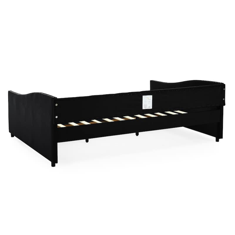 Daybed with Drawers Upholstered Tufted Sofa Bed