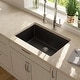 preview thumbnail 14 of 19, Lordear 28" Quartz Composite Undermount Workstation Single Bowl Kitchen Sink with Accessories