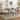 Tarana Mid-Century Modern Fabric and Finished Wood Dining Set