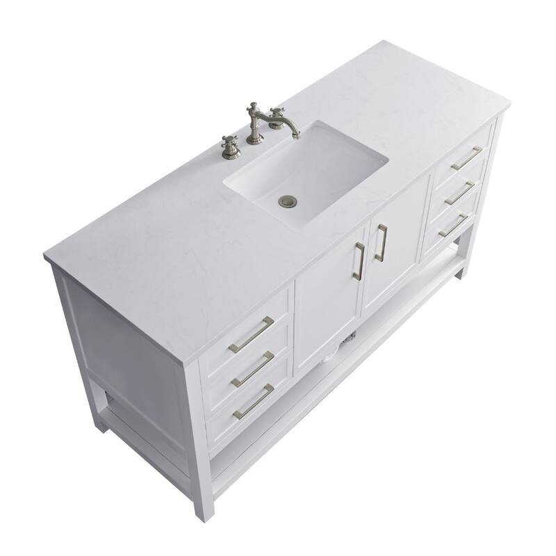 Sudio Design Arlo 60" Single Bathroom Vanity - 60" Single Sink