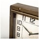 preview thumbnail 2 of 3, Mercana Redding Bronze Toned Metal Square Table Clock - 2.5L x 8.3W x 8.5H