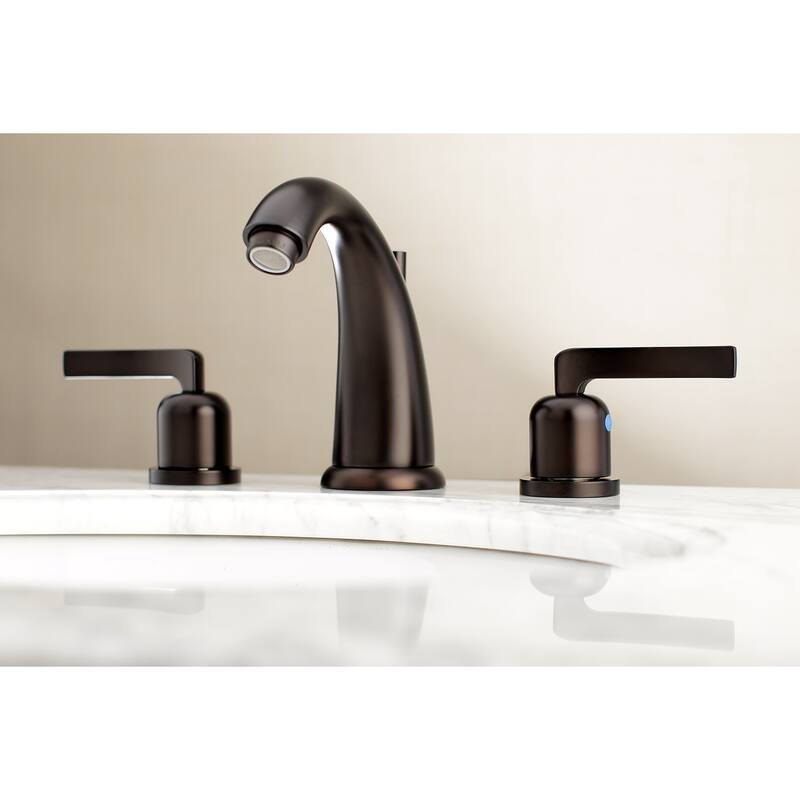 Kingston Brass Centurion 1.2 GPM Widespread Bathroom Faucet with Flat
