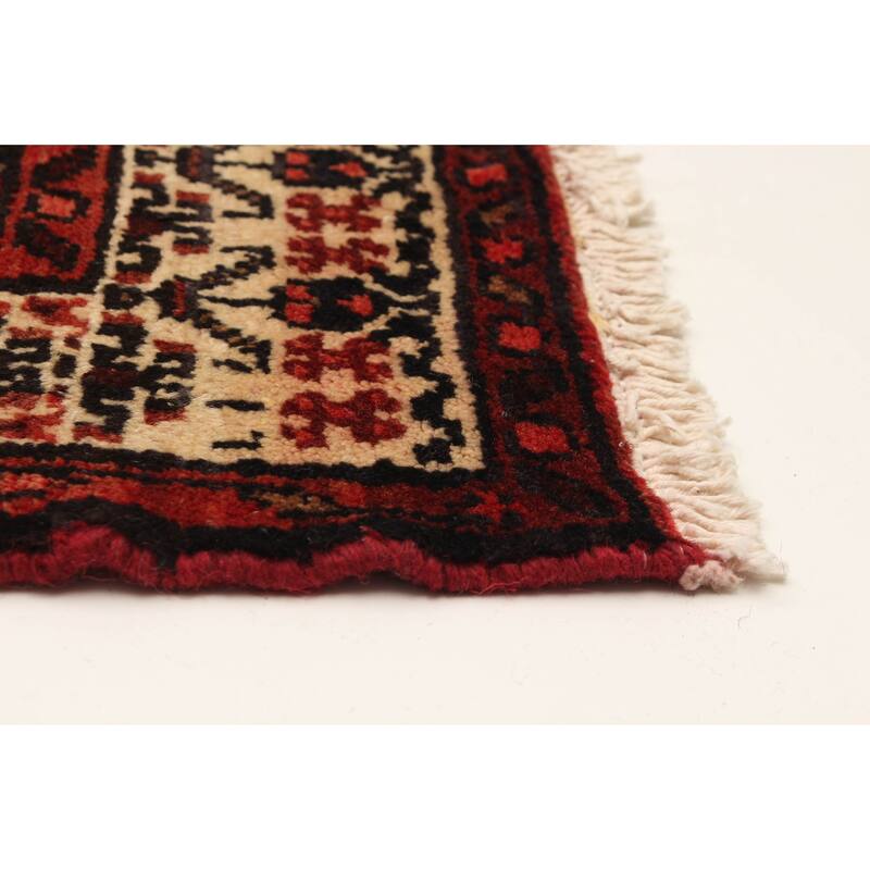 ECARPETGALLERY Hand-knotted Andelz Black Wool Rug - 3'5 x 10'0