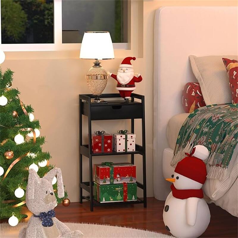 3 Tier Ladder Shelf - 11.8"D x 16.5"W x 31"H