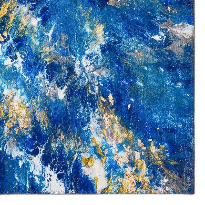 Indoor/ Outdoor Addison Karina Abstract Washable Area Rug