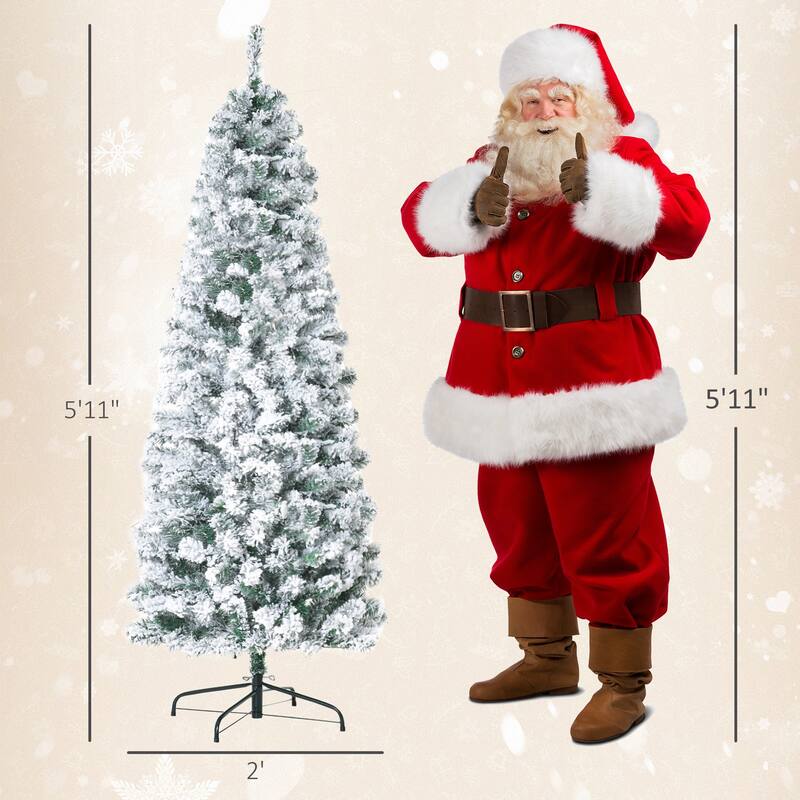 Easy to Assemble Fir Artificial Christmas Tree with Realistic Branches,LED Lights - Green,White