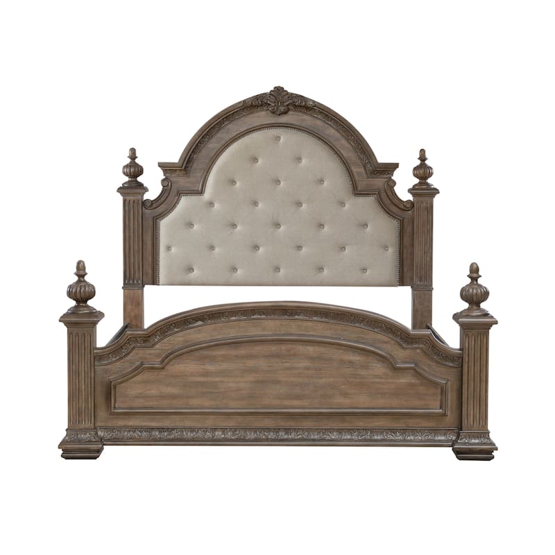 Liberty Furniture Carlisle Court Poster Bed, Dresser & Mirror, Chest, Night Stand - King, Queen