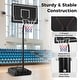preview thumbnail 8 of 9, Costway 6.9-8.5 FT Portable Outdoor Basketball Hoop with Shatterproof - See Details