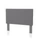 preview thumbnail 10 of 29, Harman Modern Upholstered Adjustable Conversion Headboard by Porch & Den Grey Fabric - Full