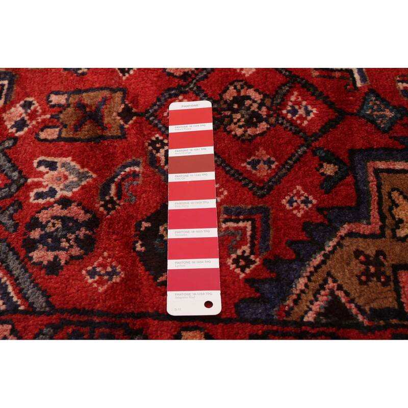 ECARPETGALLERY Hand-knotted Andelz Red Wool Rug - 5'5 x 10'2