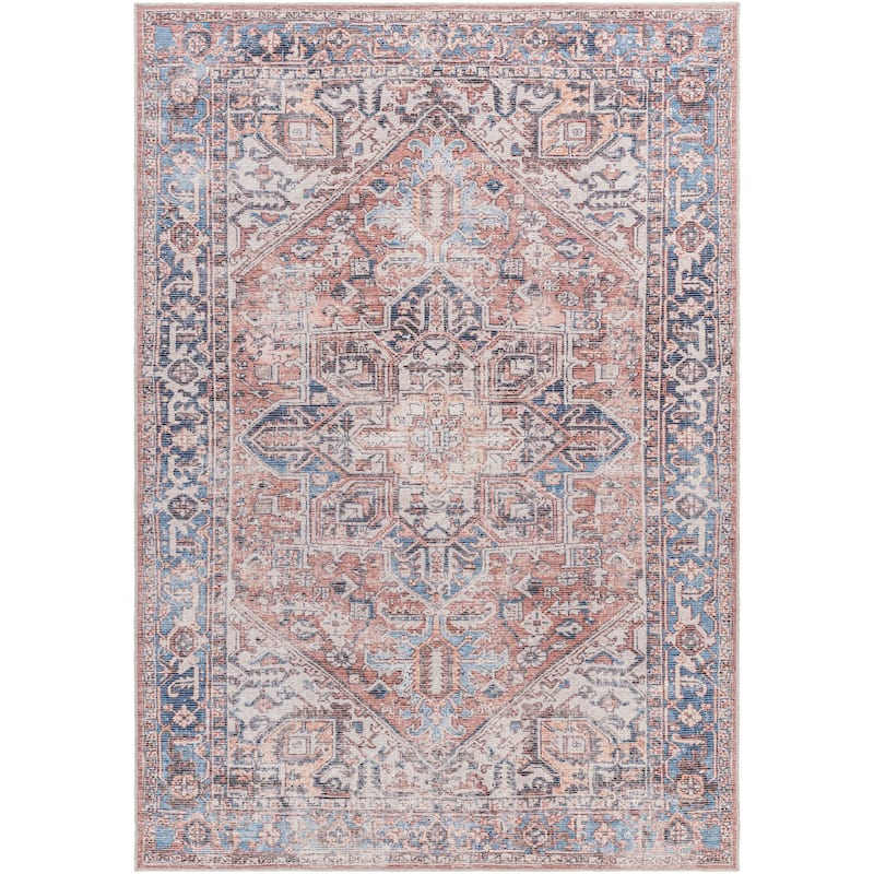 Livabliss Char Vintage Persian Machine Washable Area Rug