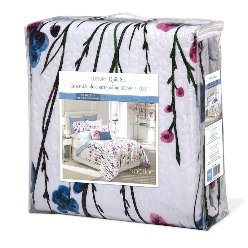 Sabrina Printed Quilt and Sham Set