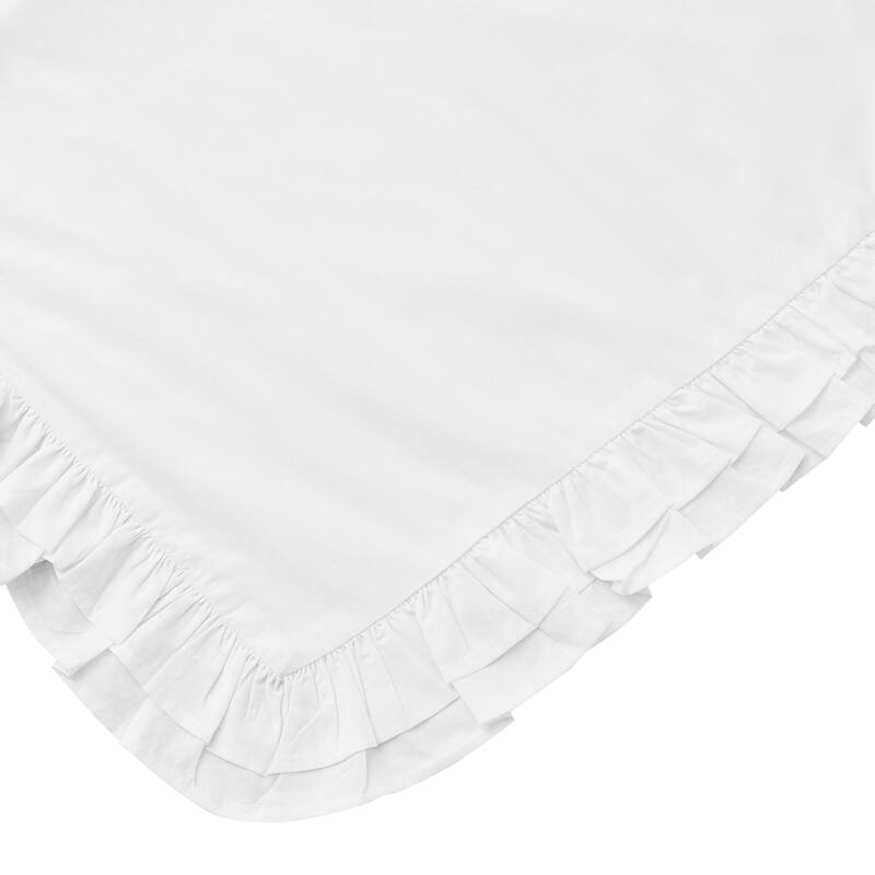 Layered Ruffle Cotton Duvet Set