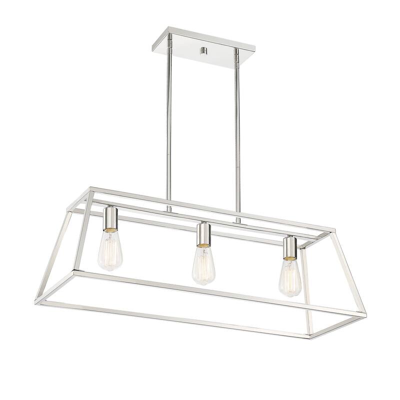 Savoy House Denton 3 Light 33" Wide Linear Chandelier