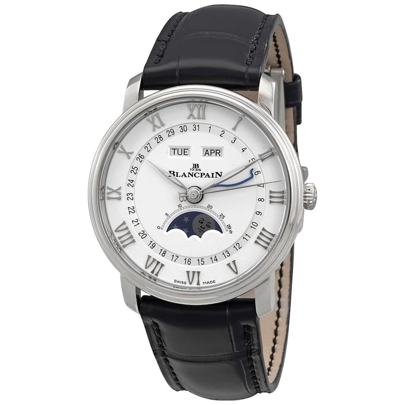 Blancpain Villeret Ultra Slim Moonphase Calender Men's Watch - White2 - 40mm