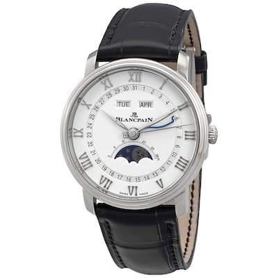 Blancpain Villeret Ultra Slim Moonphase Calender Men's Watch - White2 - 40mm