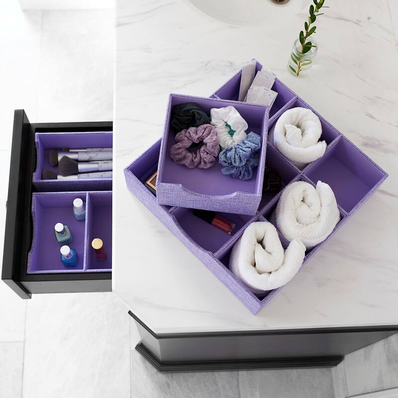 Household Essentials 9-Compartment Drawer Organizers